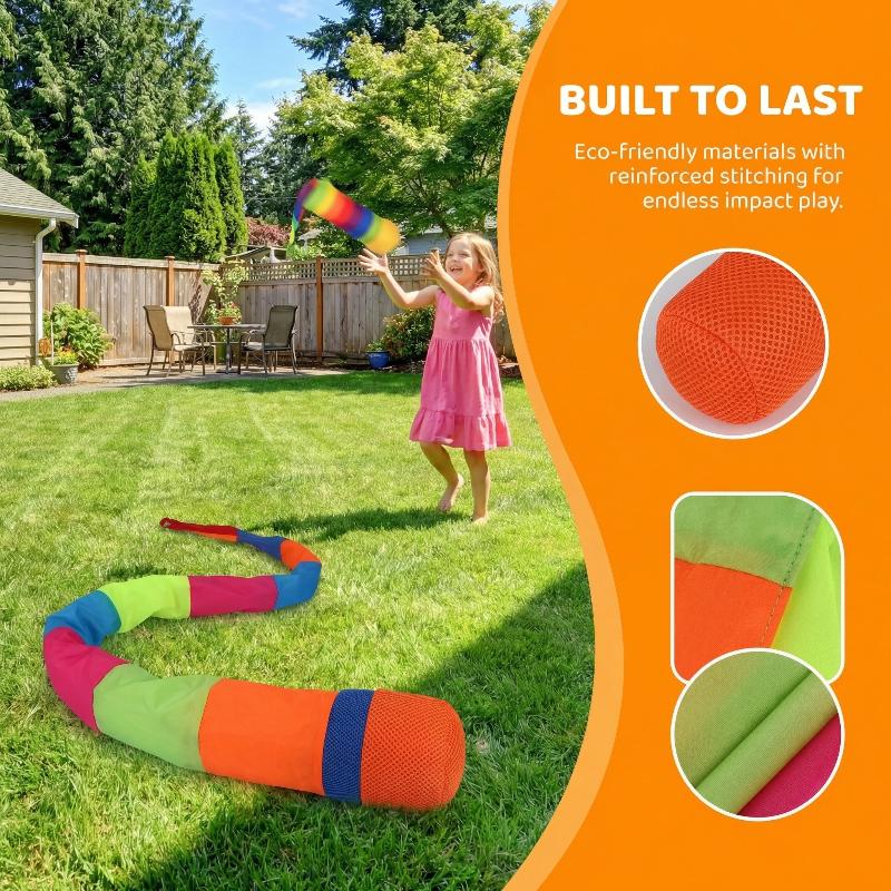 Outdoor Sport Activities For Kids - Interactive Outdoor Sandbag Rainbow Meteor Ball