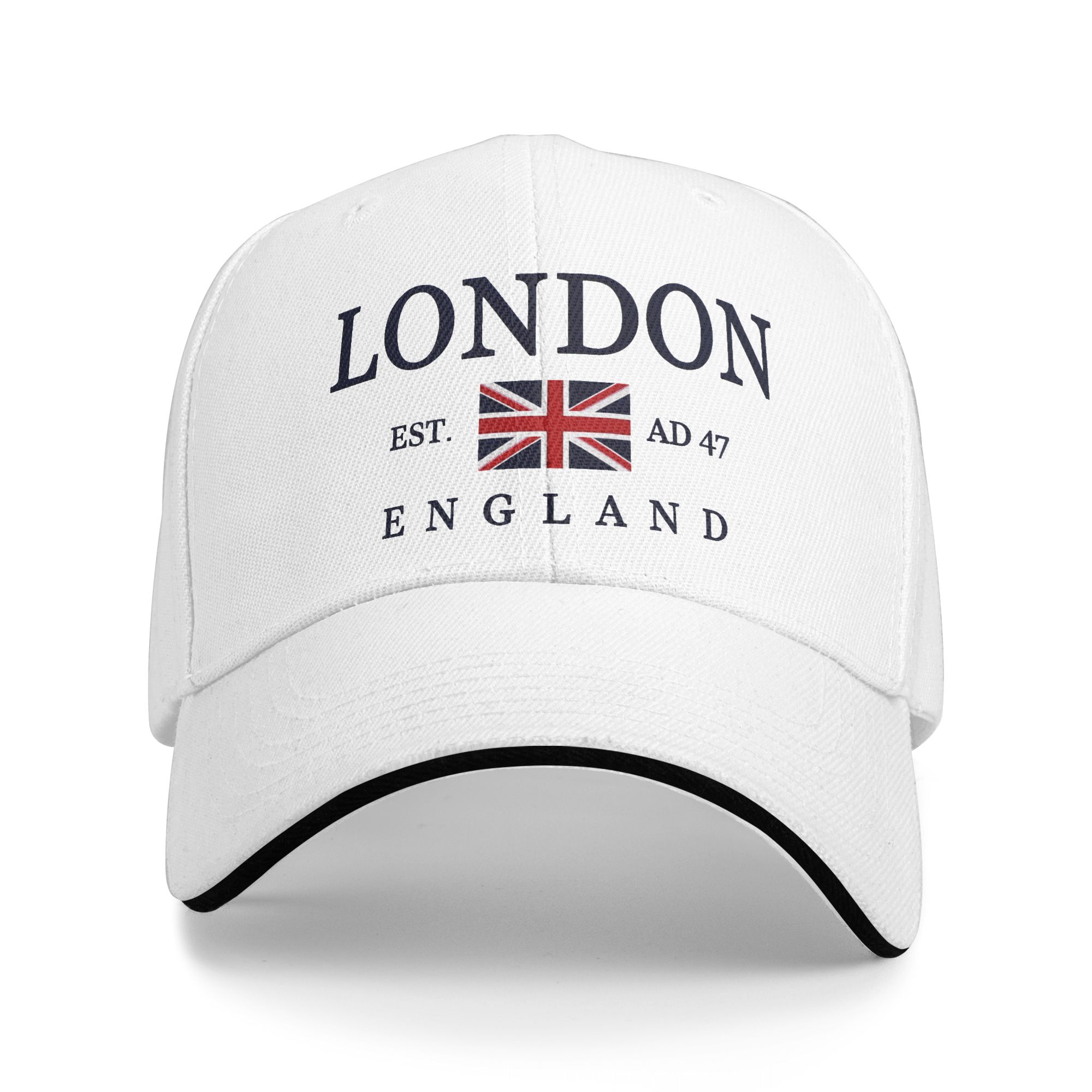 Outdoor Sport Hat Classic - Summer Vintage London England Badge Baseball