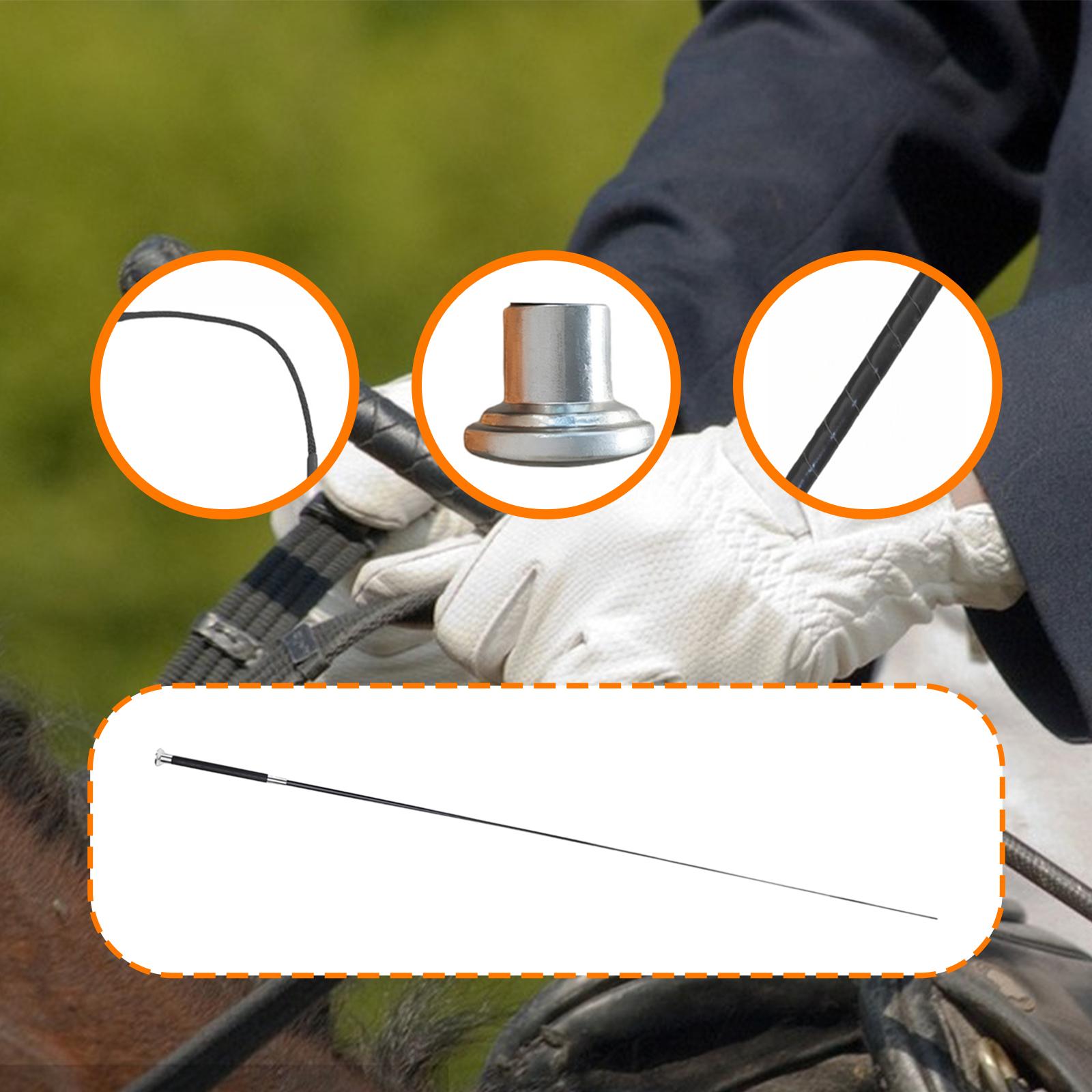 Adult Long Metal Nylon Riding  - Riding Crop Dressage recension och pris