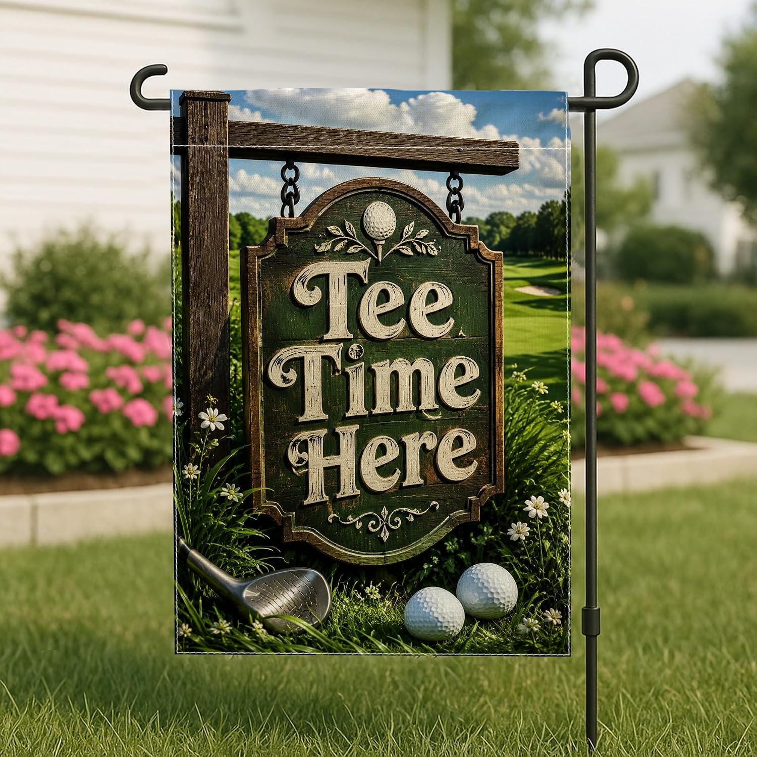 Golf Ball Garden Flag, Outdoor - Outdoor Sport Club recension och pris