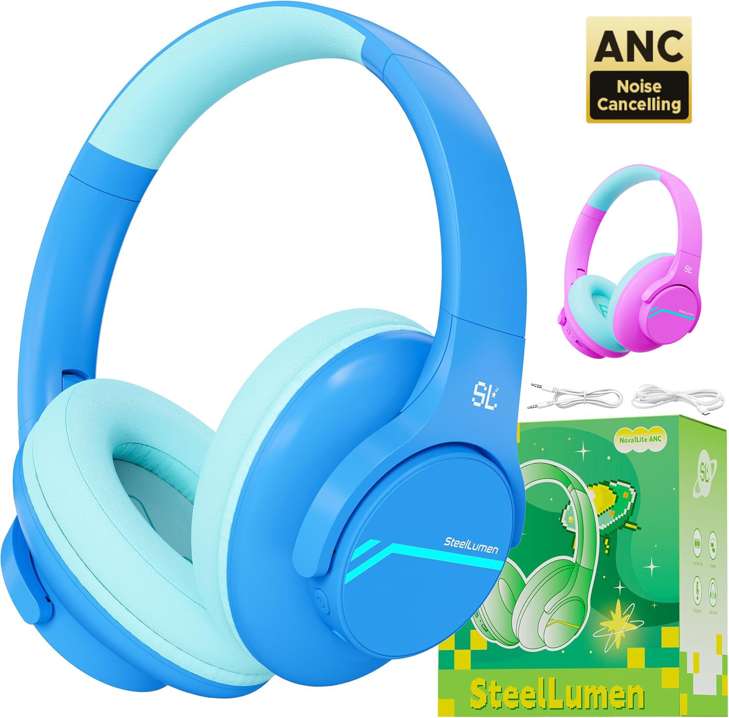 ANC Noise Cancelling Headphone - Outdoor Sport Activities For Kids recension och pris