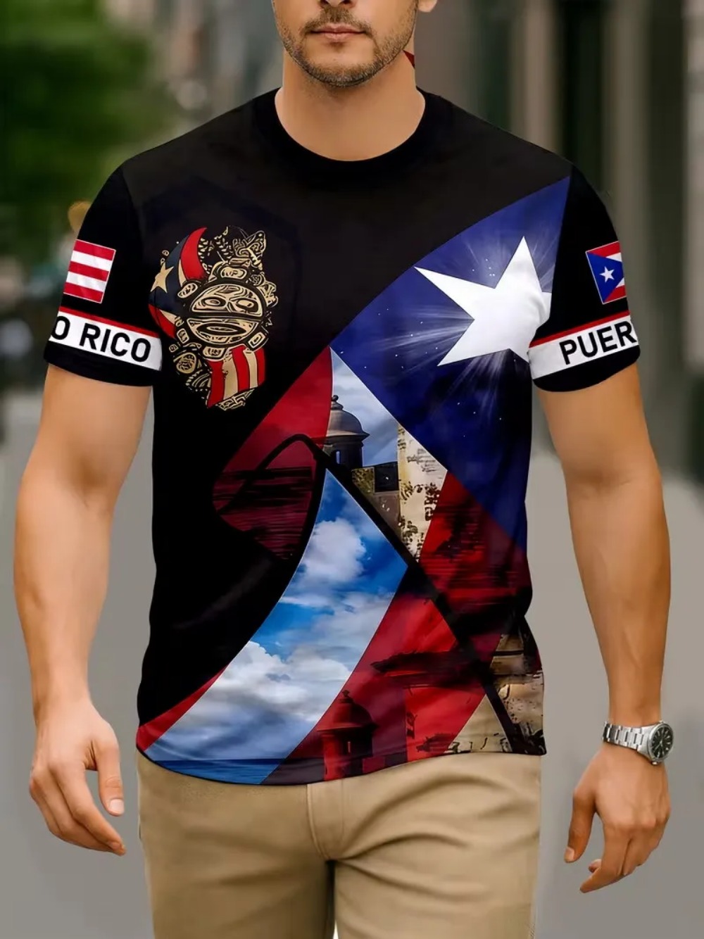 Puerto Rico Flag 3D Print spor - Outdoor Sport Club recension och pris