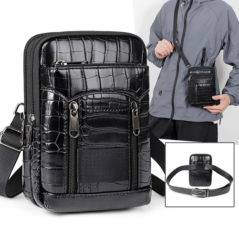 Men Stylish Crocodile Print Cr - Outdoor Sport Bag recension och pris