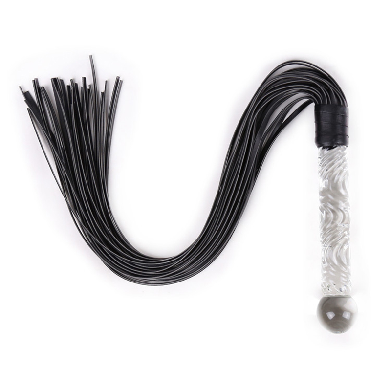 70cm Glass Handle Black Leathe - Riding Crop Dressage recension och pris
