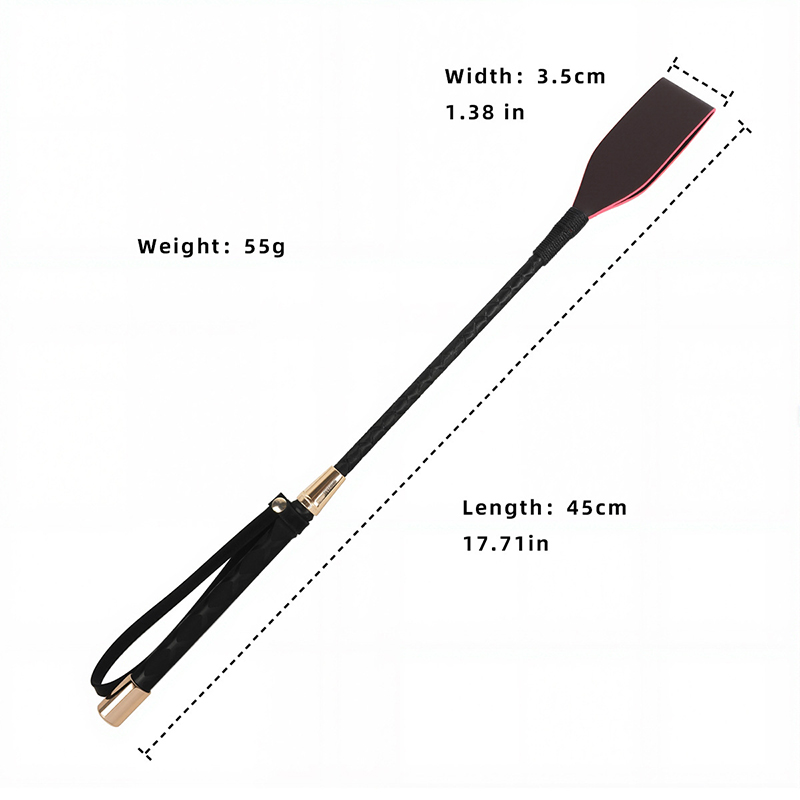 45cm Metal Inlay Handle Thermo - Riding Crop Dressage recension och pris