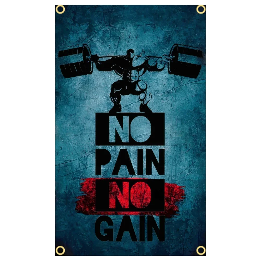 GYM Flag Message Signs Slogan  - Outdoor Sport Club recension och pris