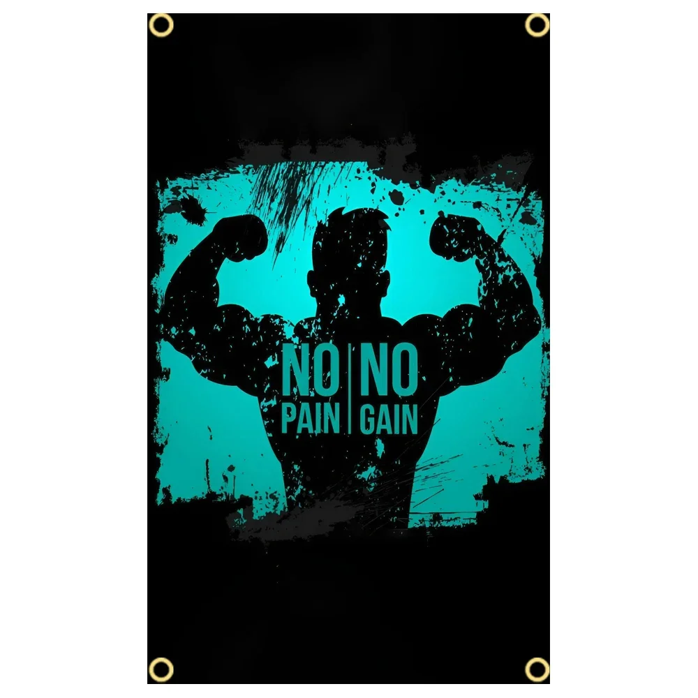 GYM Flag Message Signs Slogan  - Outdoor Sport Club recension och pris